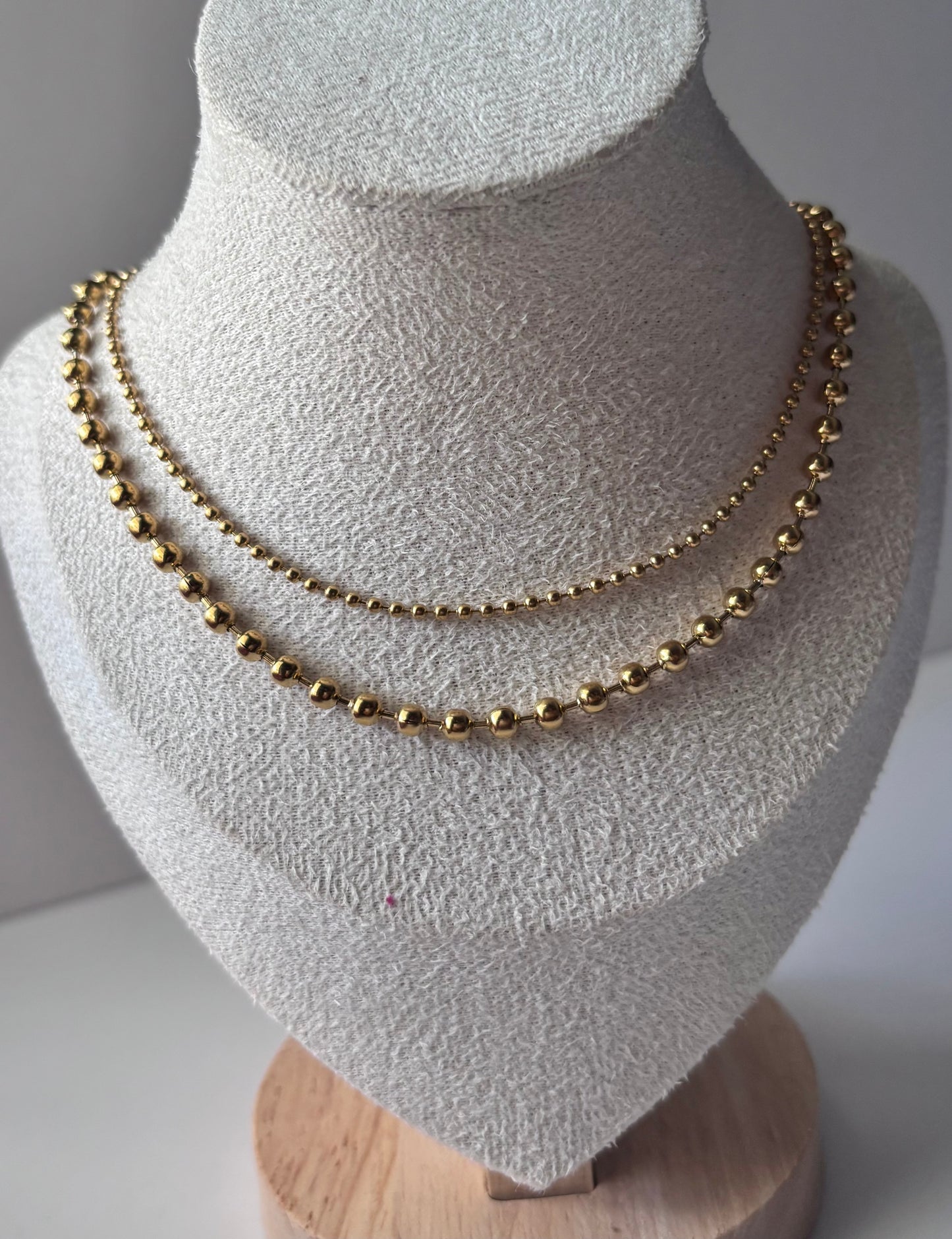 Golden Sphere Duo – Set de Esferas en Acero Inoxidable 304