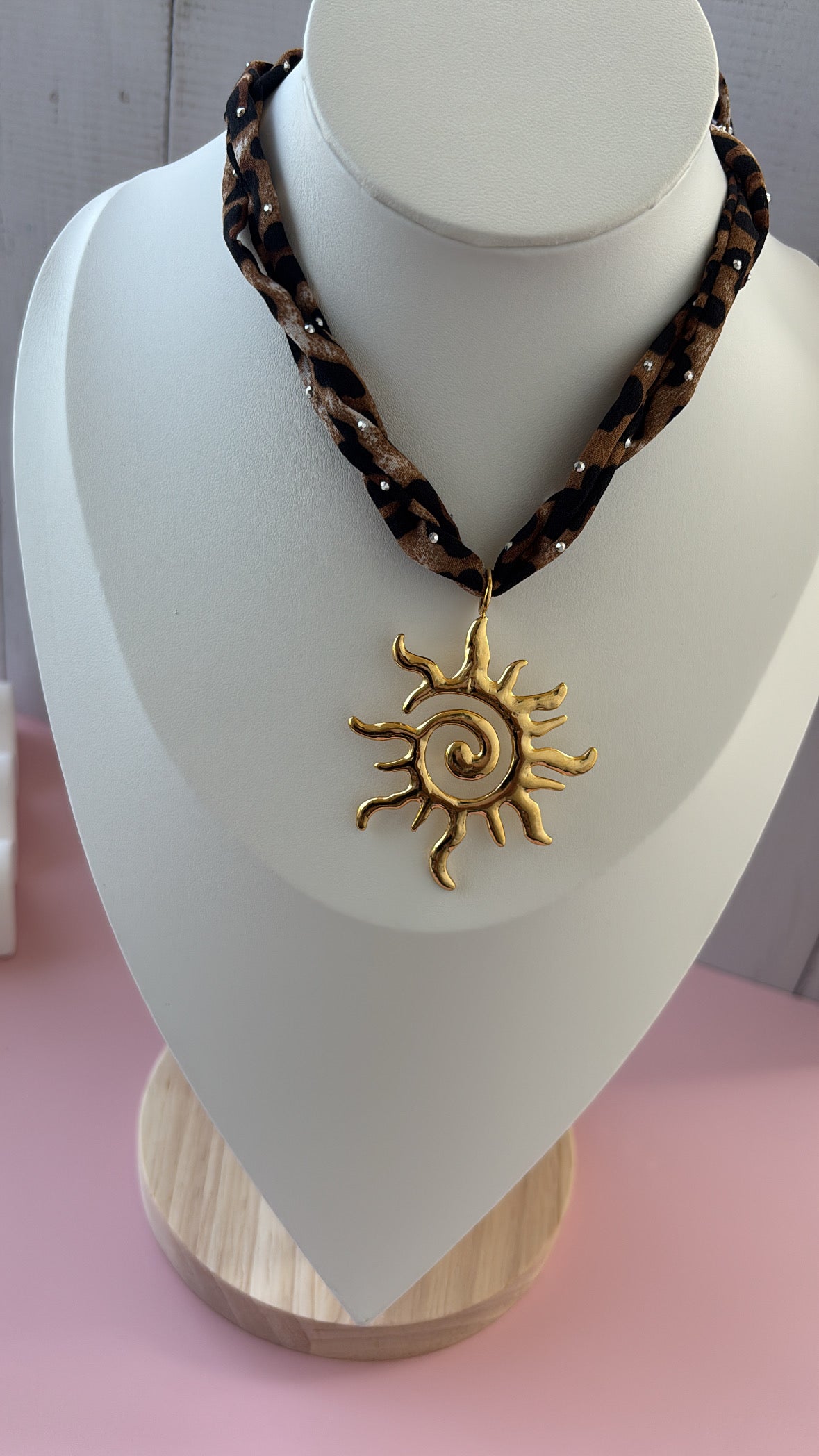 🌞 Sol Eterno (acero inoxidable 316, 18K)