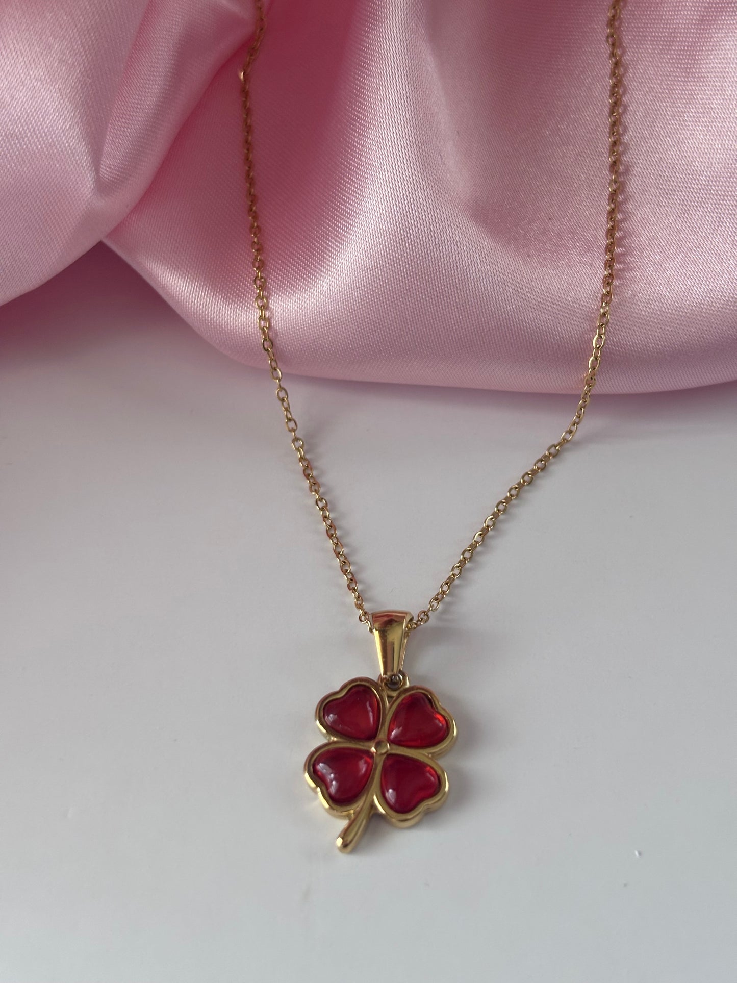 Collar Lucky Heart– Acero Inoxidable 304