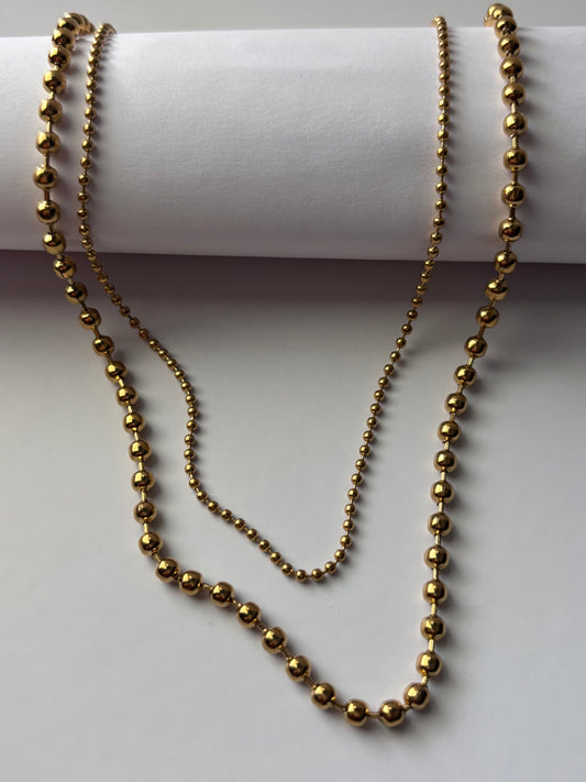 Golden Sphere Duo – Set de Esferas en Acero Inoxidable 304